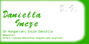 daniella incze business card